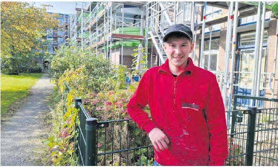 Trots op onze leerlingschilder Dion!