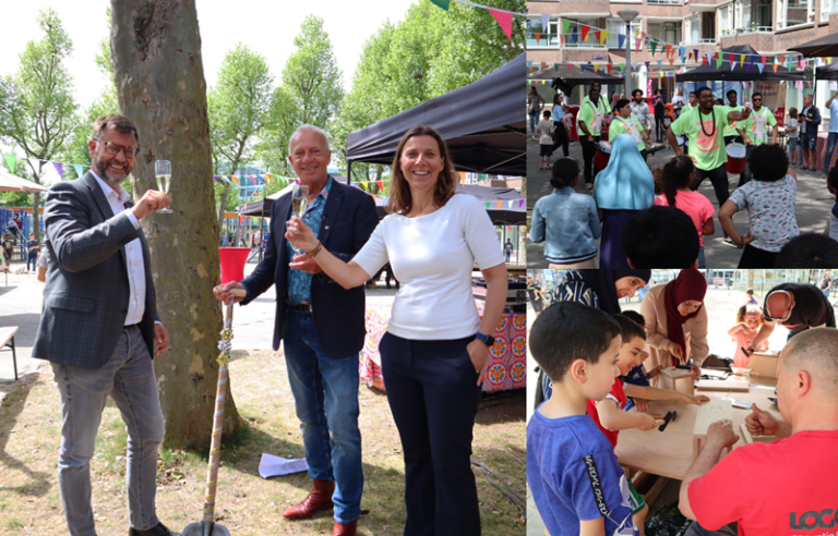 Feestelijke afsluiting transformatie Staalmanpleinbuurt