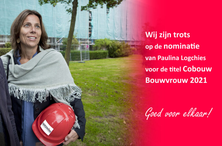 Paulina Logchies genomineerd voor Cobouw Bouwvrouw 2021